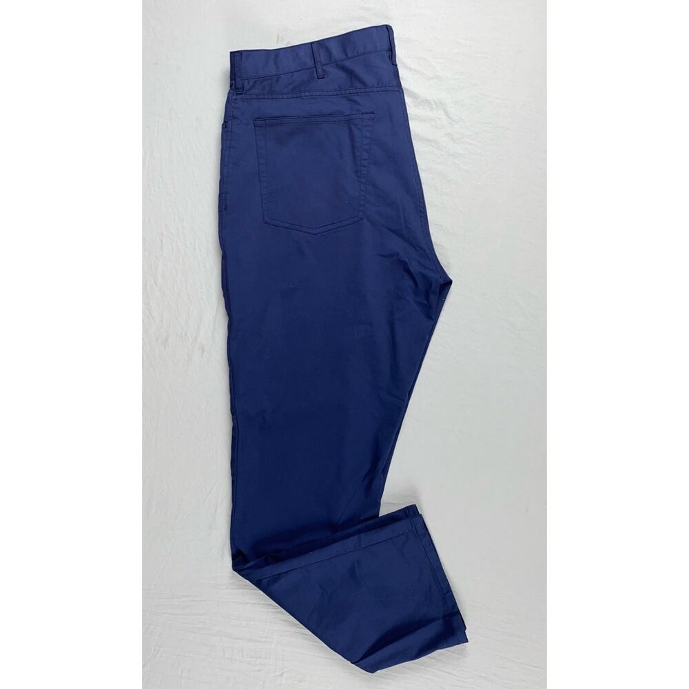 Ralph Lauren Polo Performance Golf Tailored Fit 5-Pocket Pants. Blue, 38X32. EUC